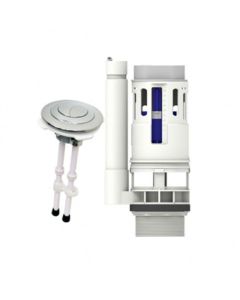 Válvula de Descarga para Tanque de Sanitario Blanco 76 mm (3") Dual 3"