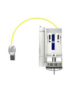 Válvula de Descarga para Tanque de Sanitario Blanco 50 mm (2") Dual 2" — Ajuste 205–233 mm