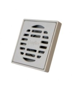 Coladera cuadrada para desagüe gris