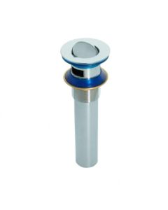 Contra con Tapón Giratorio para Lavabo Cromo