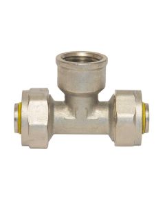 Tee PE-AL-PE hembra 3/8" x 3/8" x 1/2" FNPT