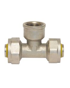 Tee PE-AL-PE hembra 1/2" x 1/2" x 1/2" FNPT