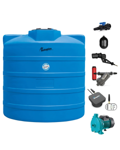 Cisterna Equipada 10,000 L con Sensor de Nivel Rotoplas