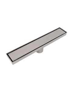 Coladera Lineal Doble Vista 40 cm Acero Inoxidable Satinado Dica