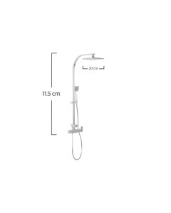 Columna de Ducha 2302 Cromo Urrea