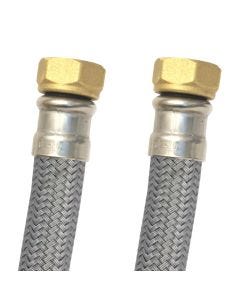 Conector Flexible para Boiler Vinilo 1/2" FIP x 1/2" FIP 80 cm Coflex