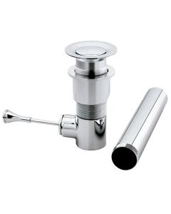 Contra de Desagüe Automático para Lavabo sin Rebosadero Cromo Helvex