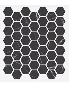 Malla Perpetuo Infinity Black PT24 29x26 cm Daltile