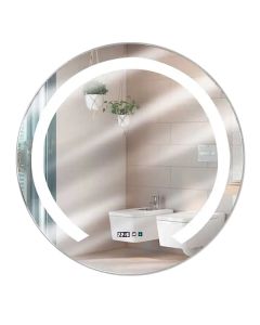 Espejo de Baño LED Touch Bluetooth Antivaho 70 x 70 cm Allapsa