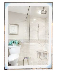 Espejo de Baño LED Touch Bluetooth Antivaho 80 x 60 cm Allapsa