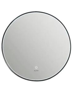 Espejo de Baño LED Touch Redondo 60 cm Marco de Aluminio Allapsa