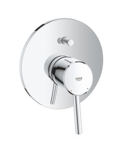 Monomando Concetto para Regadera y Tina con Desviador Cromo Grohe