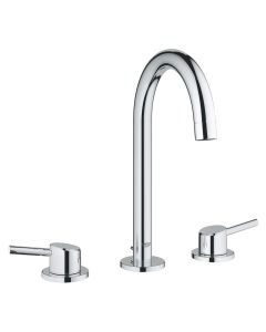 Llave Concetto para lavabo cromo 8" con manerales