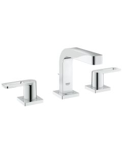 Llave Quadra para Lavabo de 3 Orificios con Manerales Cromo Grohe