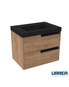 Gabinete Suspendido 60 cm Doble Cajón Roble Craf Urrea