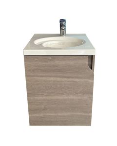 Gabinete Elipse Vital 45 con Lavabo Elipse y Monomando Bajo Túnez Corona