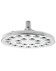 Regadera plato ancho cromo 10" de chorro fijo