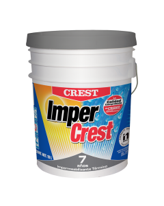 Impermeabilizante impercrest 7 años blanco 19 Lts plus