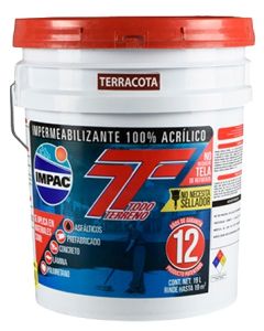 Impermeabilizante Fibratado Impac Settimo Terracota 19 L