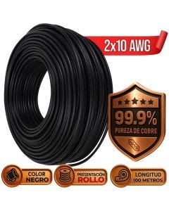 Cordon Uso Rudo Sjt #2X10 Piezas 100M IUSA