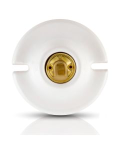 Roseta de Porcelana 4" Iusa