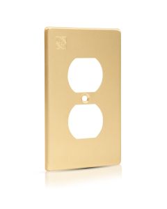 Placa de aluminio para receptáculo