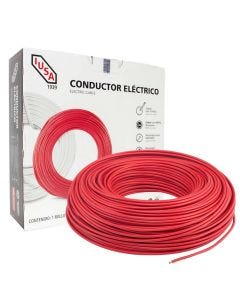 Cable THW Calibre 8 IUSA 100 m Rojo