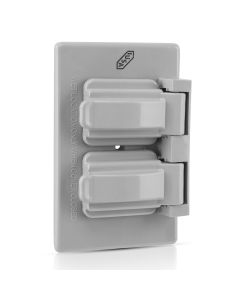 Placa para intemperie de 2 ventanas IUSA