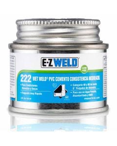 Cemento azul para PVC C-40 y C-80 modelo 222 de 60 ml