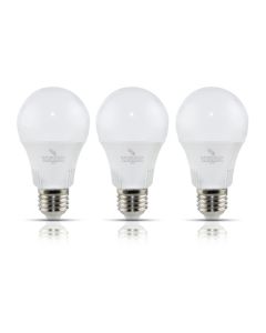 Foco LED A19 en trípack, luz blanca 9W, IUSA