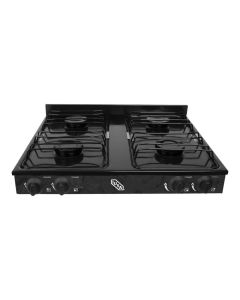 Parrilla de gas 4 quemadores caper negro jaspe