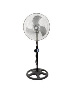 Ventilador con pedestal iusa de 3 posiciones, 18", blanco, 70 w