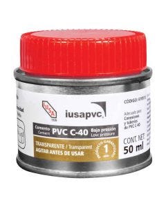 Cemento iusa mini cpvc dorado, (2oz) 50ml