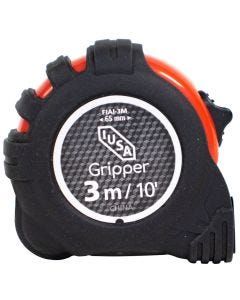 Flexómetro compacto, anti-impacto, uso rudo, 3m