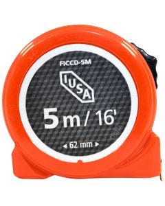 Flexómetro compacto, 5m, ¡usa!