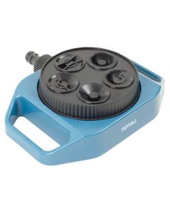Aspersor Plástico Para Riego, 360º, Total, Con 5 Funciones