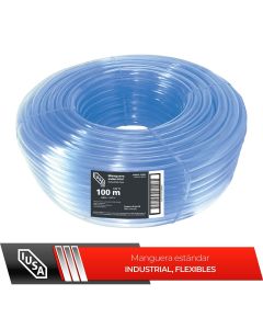 Rollo de Manguera Industrial estándar, IUSA, 100 m de 3/4"