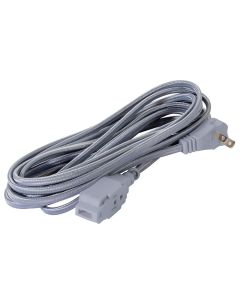 Extensión Eléctrica Trenzada IUSA, 16 AWG Gris