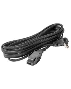 Extensión Eléctrica Trenzada IUSA, 16 AWG, 2 m Negro