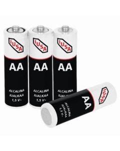 Pilas alcalinas aa iusa 4 piezas