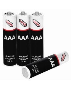Pilas alcalinas aaa iusa 4 piezas