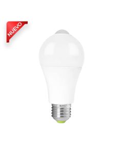 Foco LED A19 con sensor de movimiento 12W luz blanca IUSA