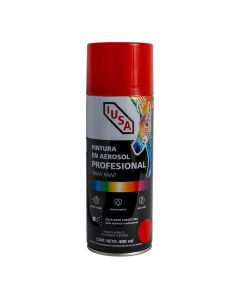 Pintura en aerosol profesional brillante, rojo cereza, IUSA