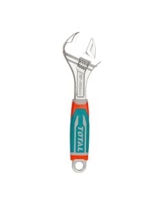 Llave ajustable (perico) 12” industrial Cr-V, TOTAL