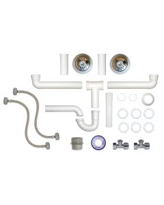 Kit de Instalación para Fregadero Dos Tarjas Vinilo Coflex