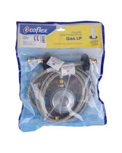 Kit Pigtail para Instalación de Tanque Gas LP 1 Vía 150 cm Coflex