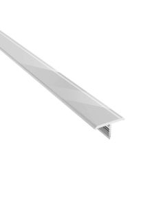 Listelo aluminio plata 2.5 mt