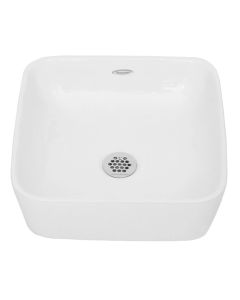 Lavabo Creta de Sobreponer sin Perforaciones Blanco American Standard