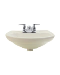 Lavabo Suspendido Civic para Llave de 4" Hueso Corona