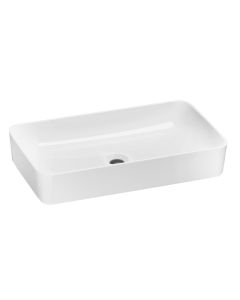 Lavabo Sobreponer sin rebosadero Alaska Blanco Helvex